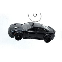 Christmas Ornament Dodge Charger SRT Hellcat Black
