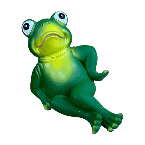 Mini-Froschstatue, Gartendekoration, 1 Stück