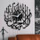 Islamic Silent Wall Clock Black Ramadan Decor 1