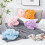 Coussin décoratif en peluche à nœud, 30 cm 4