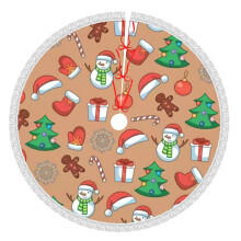Christmas Tree Skirt 36 Inch Rustic Holiday Decor