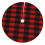 Christmas Tree Skirt Plaid 48 Inch Thick Rustic Holiday 1