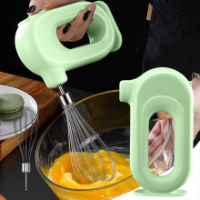 Uclet Cordless Hand Mixer – 4-Speed, 2 Stainless Steel