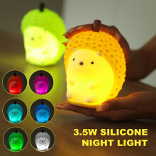 Luce notturna in silicone a forma di durian con controllo touch