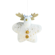 Adornos navideños de peluche con dibujos animados para el árbol de Navidad, decoración DIY.