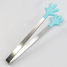 Stainless Steel Food Tongs Silicone Tip13.5cm