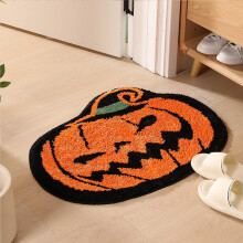 Αντιολισθητικό Πατάκι Μπάνιου Pumpkin Flocking 80x60εκ.