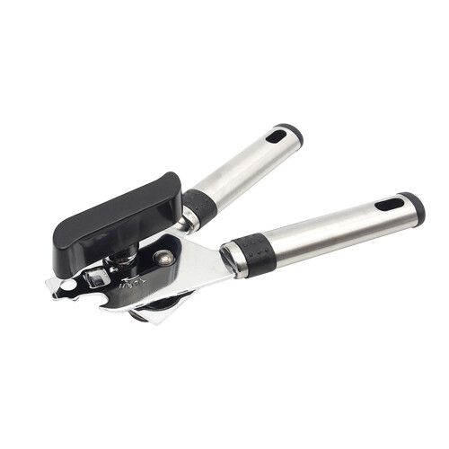 Stainless Steel Multi-Function Can Opener with Ergonomic
