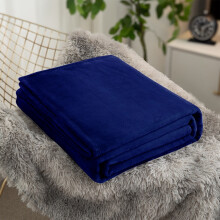Korallenfleece-Wohndecke, warm und dick, Flanell, 127 x 152 cm