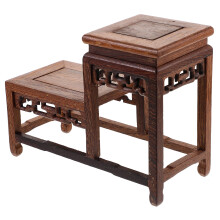 Wooden Retro Vase Stand Display Base Small