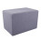 Breathable Storage Ottoman Cube Light Grey 1