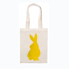 Sac de Pâques en toile avec lapin pour œufs, bonbons et cadeaux