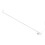 Μονή κουρτινόξυλα Fantasia White 3,5" Προβολή 48-86" 1