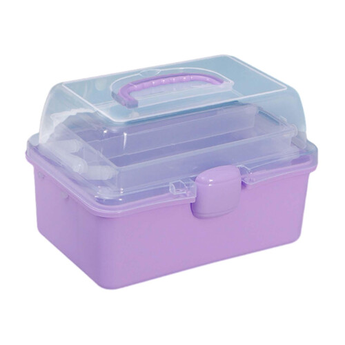 Bosca Stórála Glan 3 Shraith le Clúdach – Violet 1