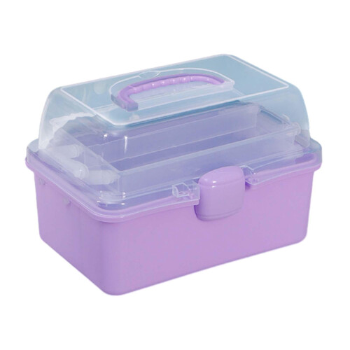 Bosca Stórála Glan 3 Shraith le Clúdach – Violet 2