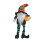 Halloween Witch Plush Doll with Broom, 1 Pc 1