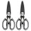Heavy Duty Kitchen Scissors Stainless Steel 2 Pack 1