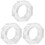 Acryl-Serviettenringe, 3er-Set – Transparente Tischdekoration 1