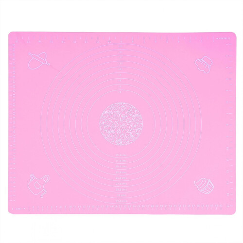 Tapis à pâte en silicone avec graduations, 50 x 40 cm