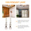 Set di catenelle di cristallo per ventilatore a soffitto – 2 pezzi 2