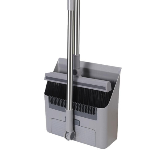 Ensemble balai et pelle avec brosse de sol, PP+PET