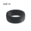 8mm Black Silicone Wedding Ring Set of 2 2