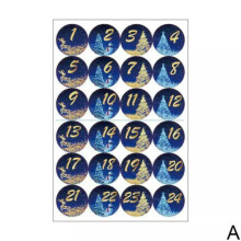 RSAMD Christmas Countdown Stickers 1-24