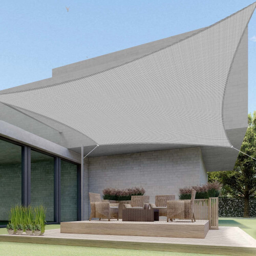 HDPE Rectangular Sun Shade Sail – UV Resistant, 3.6m x