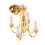 Mini gyllene vintage dockhuskrona LED-lampa 1