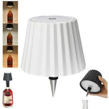 Wireless Wine Bottle Lamp LED Rechargeable 3-Colour