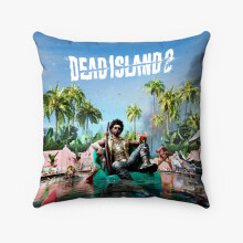 AIVO Dead Island2Linnen Kussenhoes, Vierkant