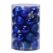 AMERTEER Dark Purple Christmas Tree Bauble 40mm