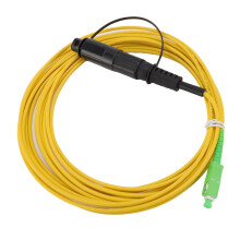 Monomode-Glasfaser-Patchkabel mit Armierung SC-APC 5 m