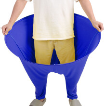 Granny Pants Garten-Spiel Oversize Blau Wurfspaß