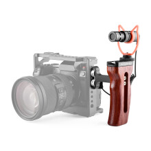Gabbia universale per fotocamera 12,5x6x8,8 cm Manico in legno