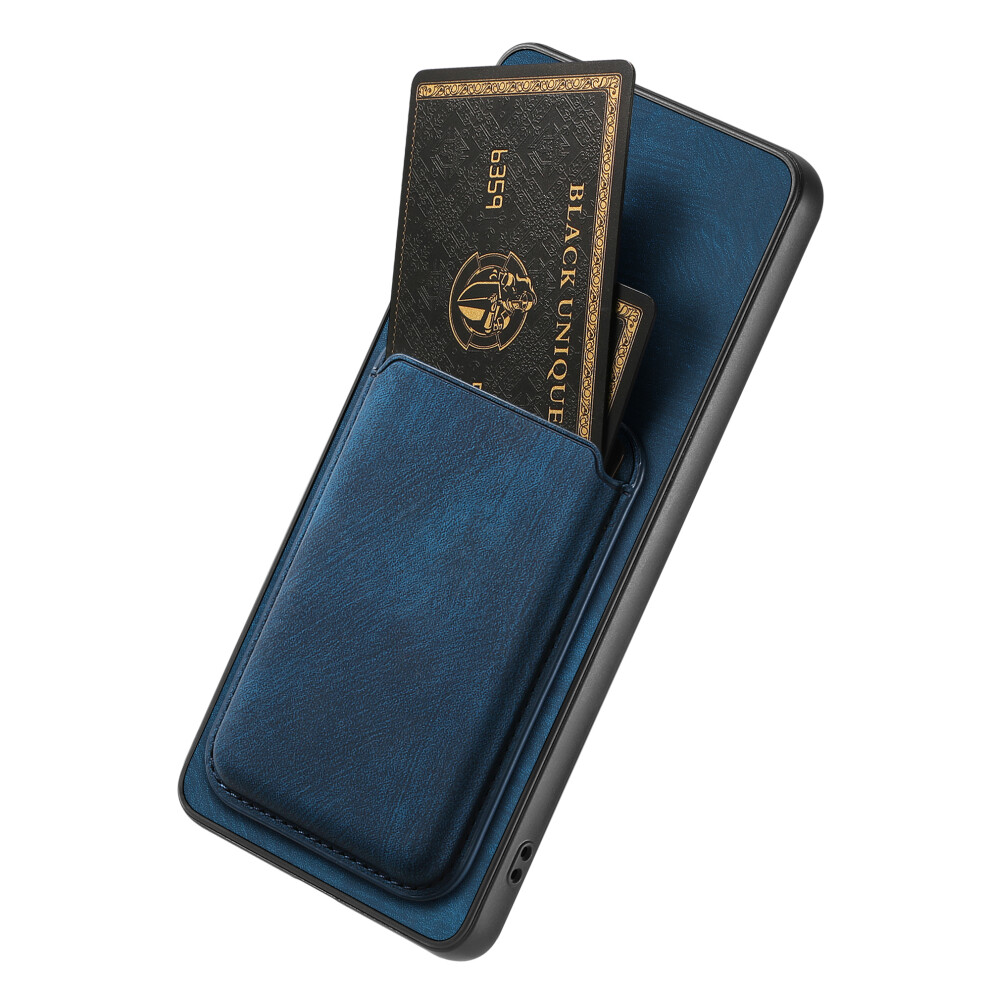 (Blue) Phone Cover For Xiaomi Redmi Turbo 5 5G / Xiaomi Poco X8 Pro 5G Case Compatible With Magsafe Leather Blue 6914298108550