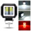 Refletor de trabalho quadrado LED 12V/24V com olhos de anjo 1