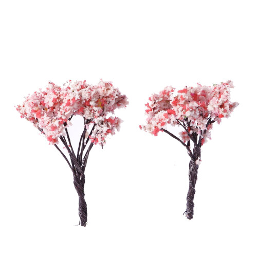 Albero di Sakura artificiale, accessori per piante grasse, 10 pezzi