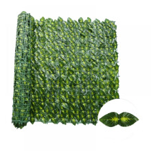 Panel de valla de privacidad de hiedra artificial para decoración de jardín exterior