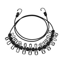 TAKTUK Tool Hooks with Elastic Travel Clothesline 12pcs