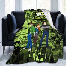 Ben 10 Alien Force flannel throw blanket soft polyester