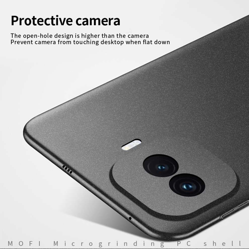 (Black) Phone Cover For Vivo Iqoo Z11 Turbo 5G Shield Matte Series Pc Case Slim Fit Phone Cover Black 6914292245084