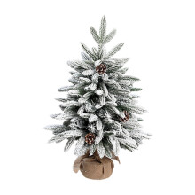 White Flocked Christmas Tree 45 cm