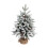 White Flocked Christmas Tree 45 cm 1