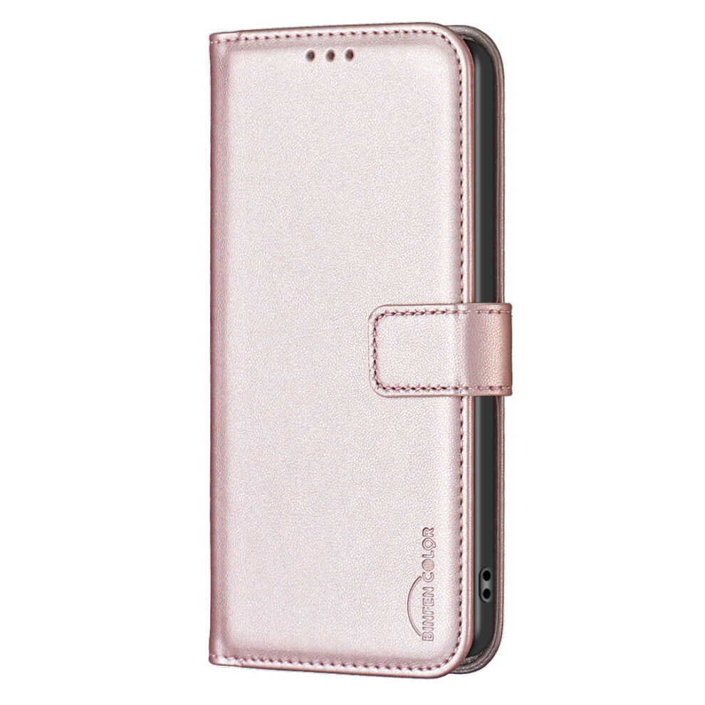 (Rose ) Phone Cover For Motorola Edge 70 Fusion+ 5G / Edge 70 Fusion 5G Bf17 Phone Case Wallet Folio Flip Le Gold 6914299451310