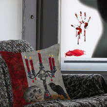 Zestaw poszewek na poduszki z motywem ducha na Halloween