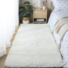 Tapis shaggy gris doux 31 x 63 pouces antidérapant