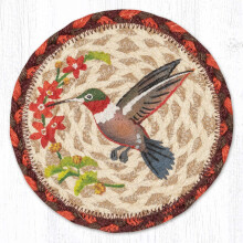 Dessous de verre rond Colibri (18 x 18 cm)