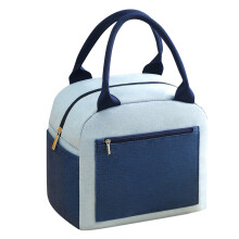 Sac à lunch Bento isotherme avec poche latérale – 1 unité