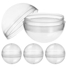 100 bolas rellenables de plástico transparente de 3,2 cm